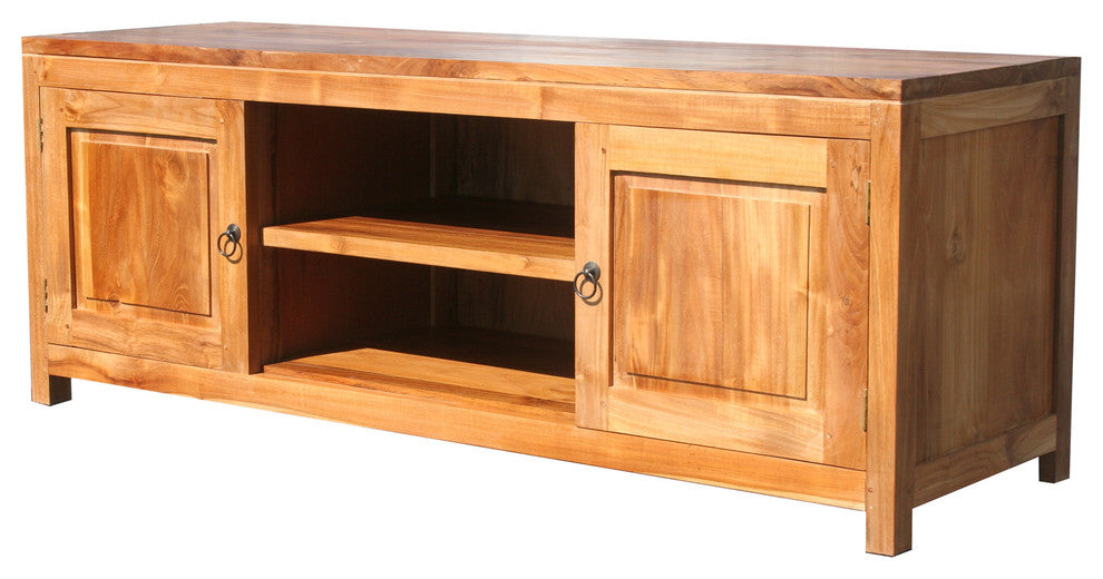 Waxed Teak Wood Santa Barbara Media Center