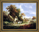 Thomas Hand a Country Idyll Framed Premium Canvas Print, 21"x28"