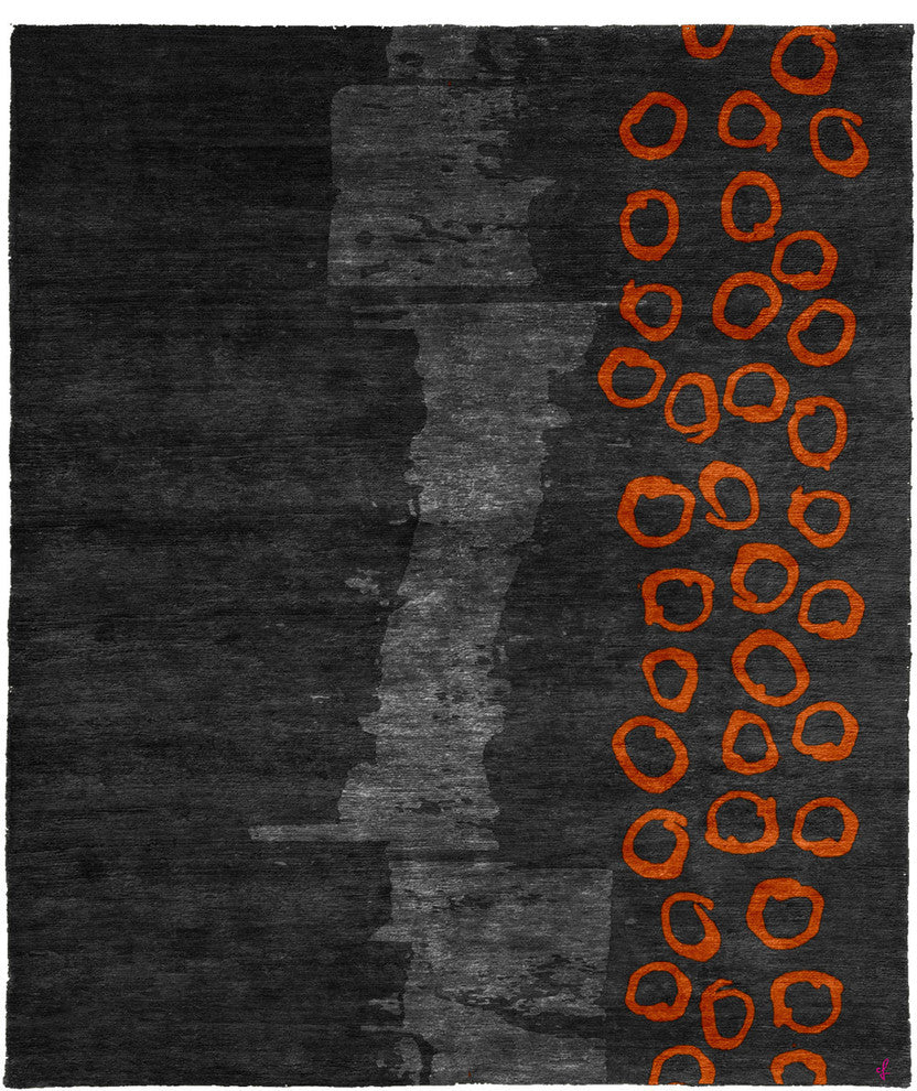 Harem E Hand Knotted Tibetan Rug, 5'x8'
