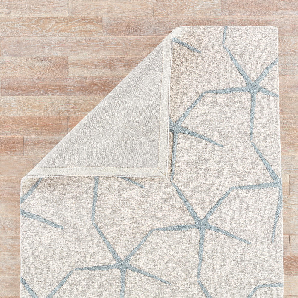 Jaipur Living Starfishing Handmade Animal White/Blue Area Rug, 5'x8'