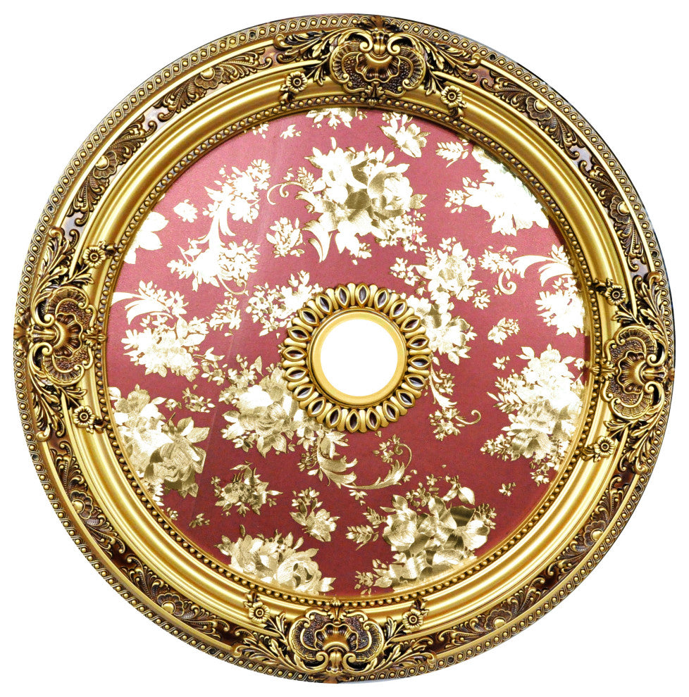 Artistry Lighting, Round 36" Antique Gold Ceiling Medallion (ART90-F-094)