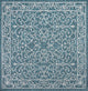 Charleston Vintage Filigree Textured Weave Indoor/Outdoor Area Rug