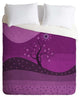 Deny Designs Viviana Gonzalez Radiant Orchid Landscape Duvet Cover - Lightweight