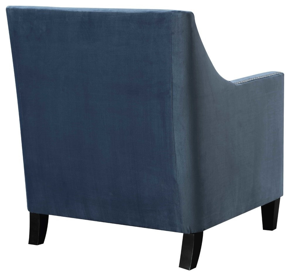 Teagan Accent Chair, Marine Blue