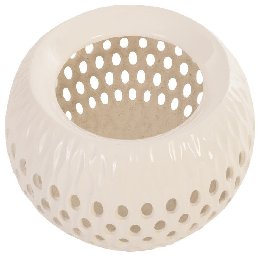 Breathe Planter, Gel Coat White