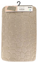 Bathroom Rug Memory Foam Mat 3D Pebble , Taupe, 32" X 20"