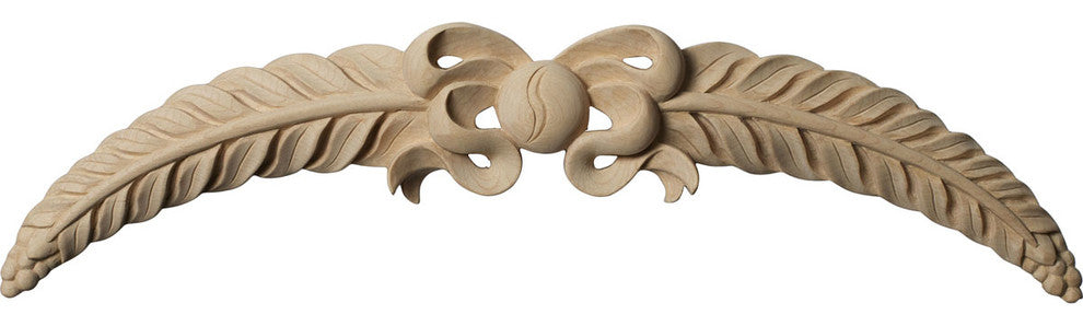 16"W x 4 1/8"H x 1"D Medium Kent Swag, Alder