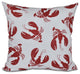 Lobster Fest, Animal Print Pillow, Red, 16"x16"