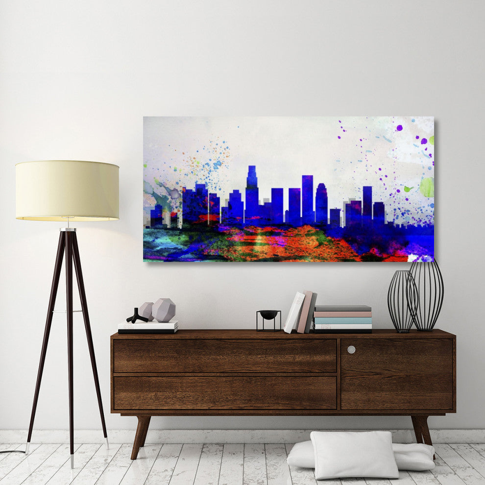 "Los Angeles City Skyline" Fine Art Print