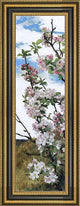 Alfred R.A. P.R.W.S. Apple Blossoms Framed Premium Canvas Print, 15"x30"