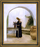 Cilius Anderson Arranging the Flowers Framed Premium Canvas Print, 16"x20"