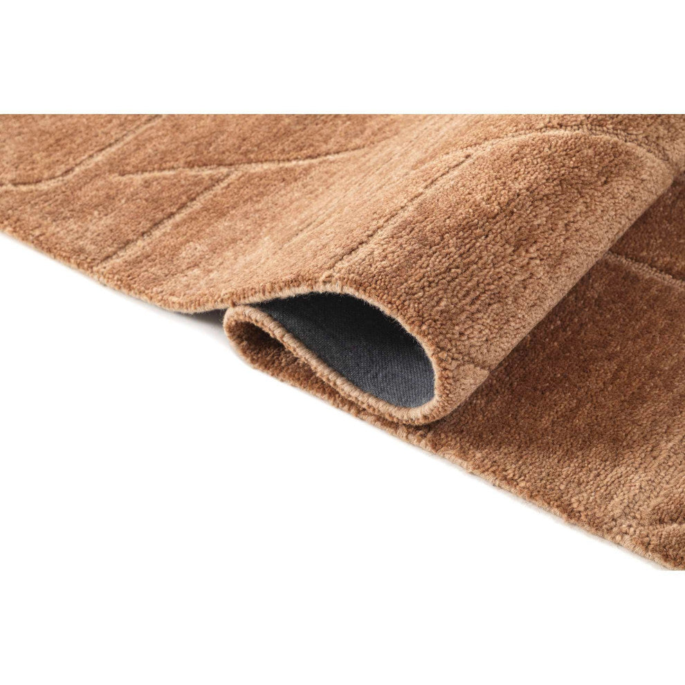 Quartz Relief Area Rug, Rust, 8'x10'
