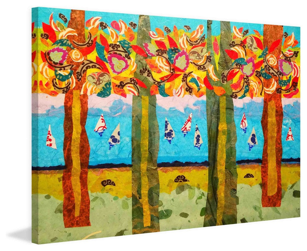 "Idyllic Series 2" Painting Print on Canvas by Lisa Mee