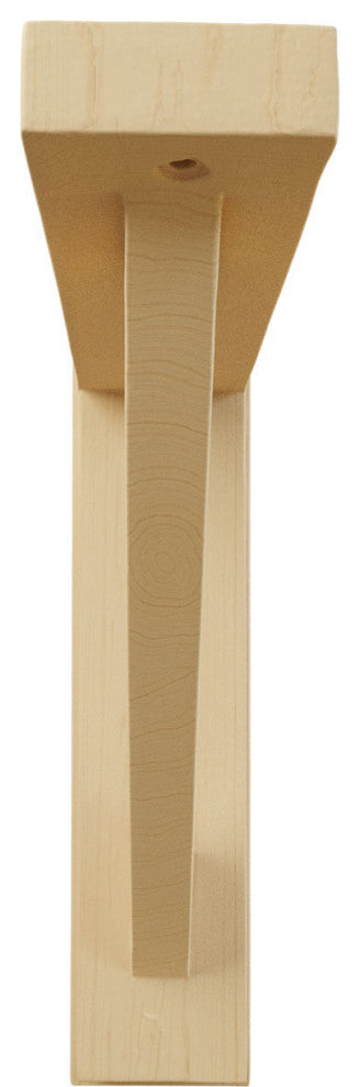 2 1/2"W x 10 3/4"D x 10 1/4"H Traditional Shelf Bracket, Alder