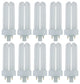 10 Pack Sunlite 26 Watt Plt 4 Pin Triple Tube, Gx24Q 3 Base, Soft White
