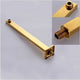 Wall Mounted Brass Golden Shower Arm G1/2 Fixed Pole/Holder For Shower Head