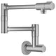 KRAUS Bolden 2 Handle Wall Mount Pot Filler Faucet, Retractable Arm, SFS