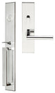 Frankfurt Lever, Mortise Entry Handleset, Left Hand, Polished Stainless Steel