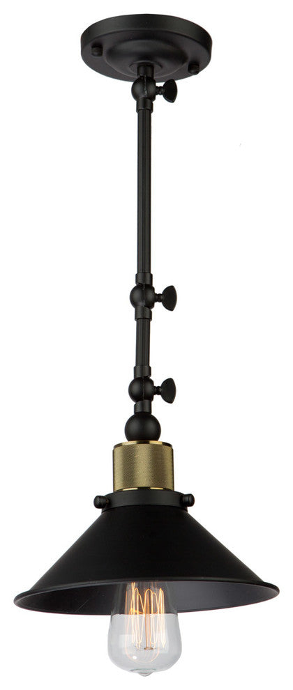 Jersey 1-Light Vintage Brass Wall Bracket