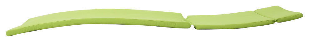 GDF Studio Albany Outdoor Chaise Lounge Cushion, Set of 2, Green