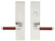 Cabernet Lever, Tubular Passage, Privacy Bolt, Right Hand, Satin Stainless Steel
