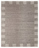 Herrick T8021 Modern/Casual Area Rug, Taupe/Ivory, 5'x8'