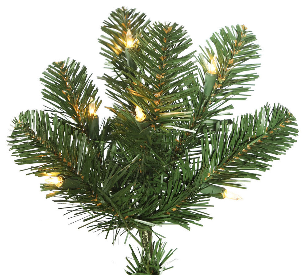 Oregon Fir Slim Christmas Tree, Dura-Lit 650 Clear, 7.5'x40"