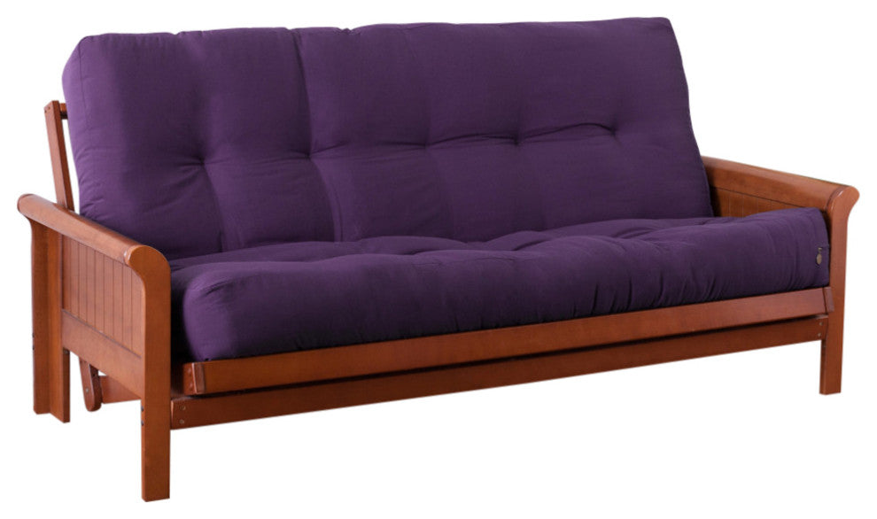 Blazing Needles Renewal 10" Twill Full Futon Mattress, Grape