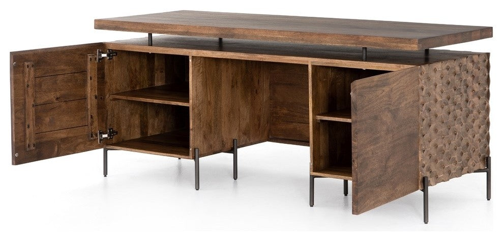 Raffael Desk-Antique Brown