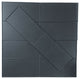 Metallics 3"x6" Glass Subway Tile,Gray, Piece