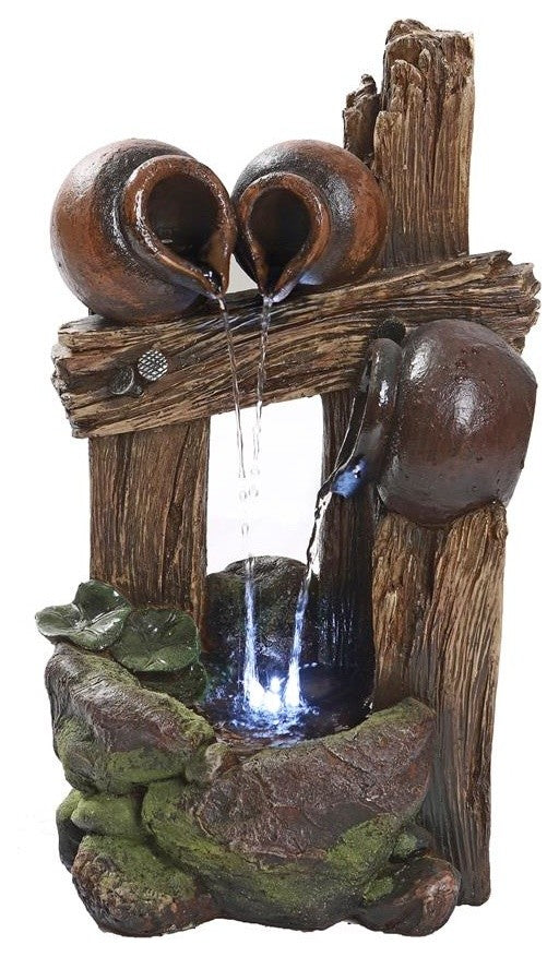 Ravello Cascading Urns Led Fountain