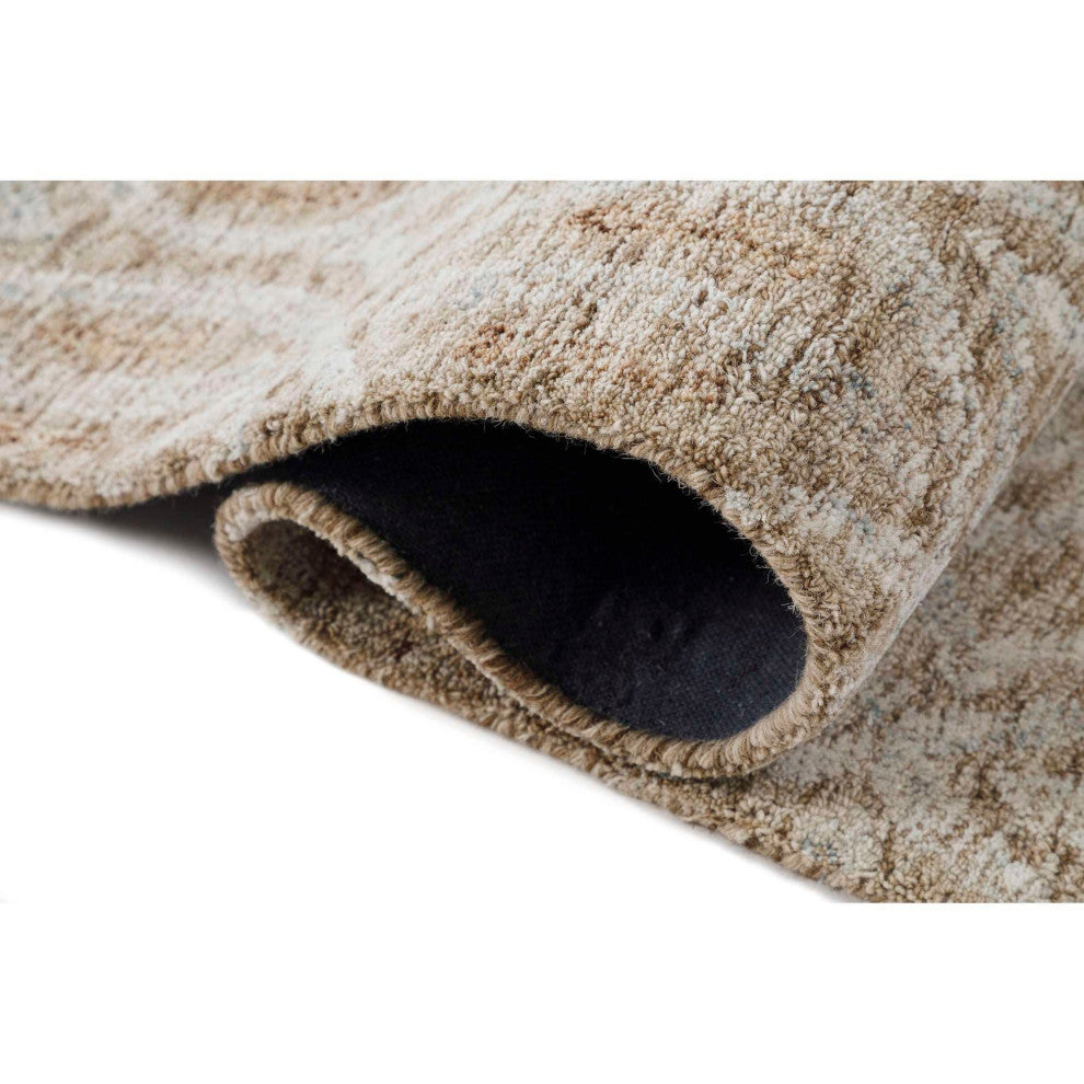 Lyon Palm Area Rug, Gold, 2'x3'