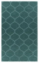 Mystica Contemporary Area Rug, Teal, 5'x8' Rectangle