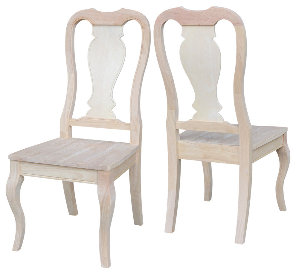 Set of Two Queen Anne Chairs