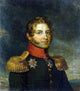 George Dawe Portrait of Alexander P. Kutuzov Premium Canvas Print