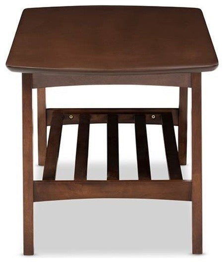 Sacramento Coffee Table, Walnut Dark Brown