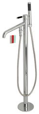 KS8131DKL Freestanding Tub Faucet With Hand Shower, Polished Chrome