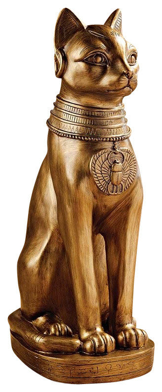 Golden Bastet Statue