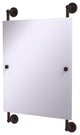 Prestige Skyline Rectangular Frameless Rail Mounted Mirror, Venetian Bronze