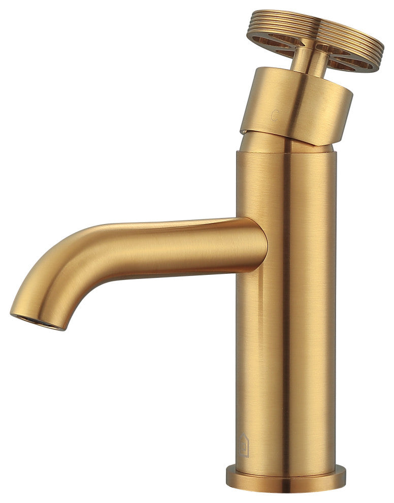 Nova Series Single Lever Bathroom Faucet, Titanium Gold