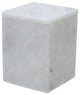Myrtus Collection Black and Gold Marble Cannister, Cloudy White