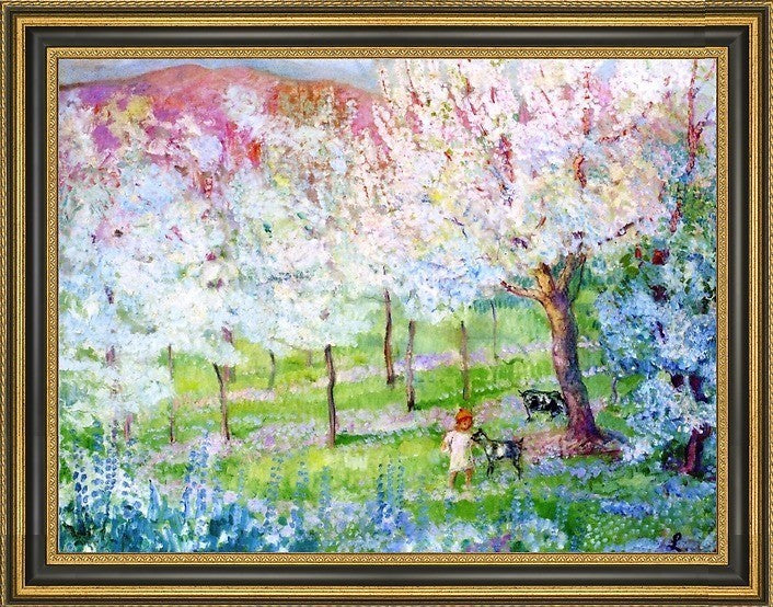 Henri Lebasque Spring Landscape Framed Premium Canvas Print, 18"x24"