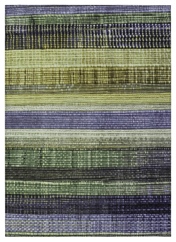 Machine Washable Indoor/Outdoor Chantille ACN1873 Aloe 10' x 14' Rug