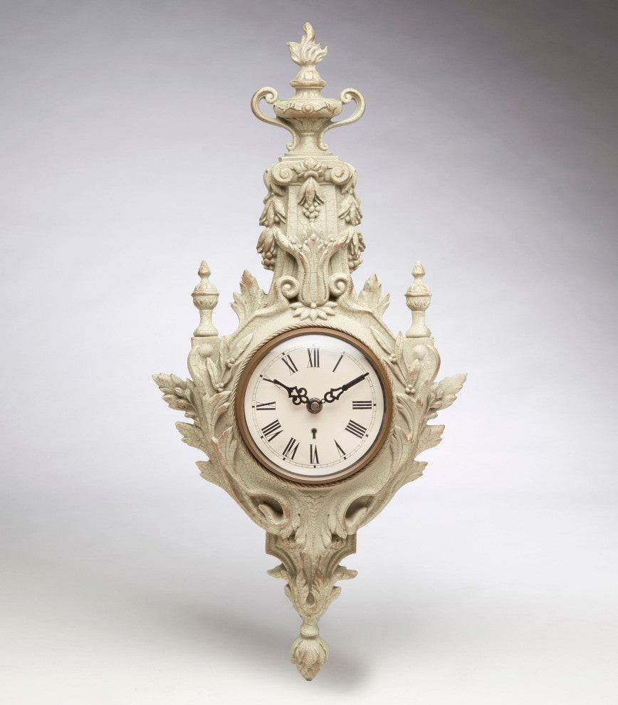 Resin Torch Design Wall Clock