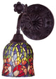 Meyda lighting  19019 6" Wide Red Rosebud Wall Sconce