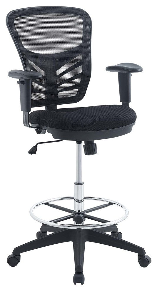 Articulate Drafting Stool, Black