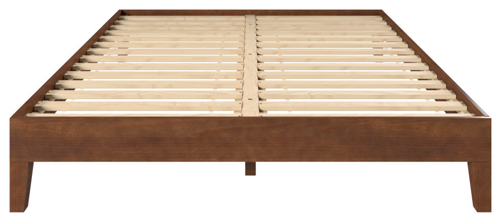 Nix Queen Platform Bed, Natural
