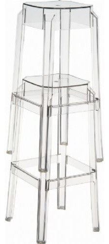 Compamia Fox Counter Stools, Set of 2, Clear