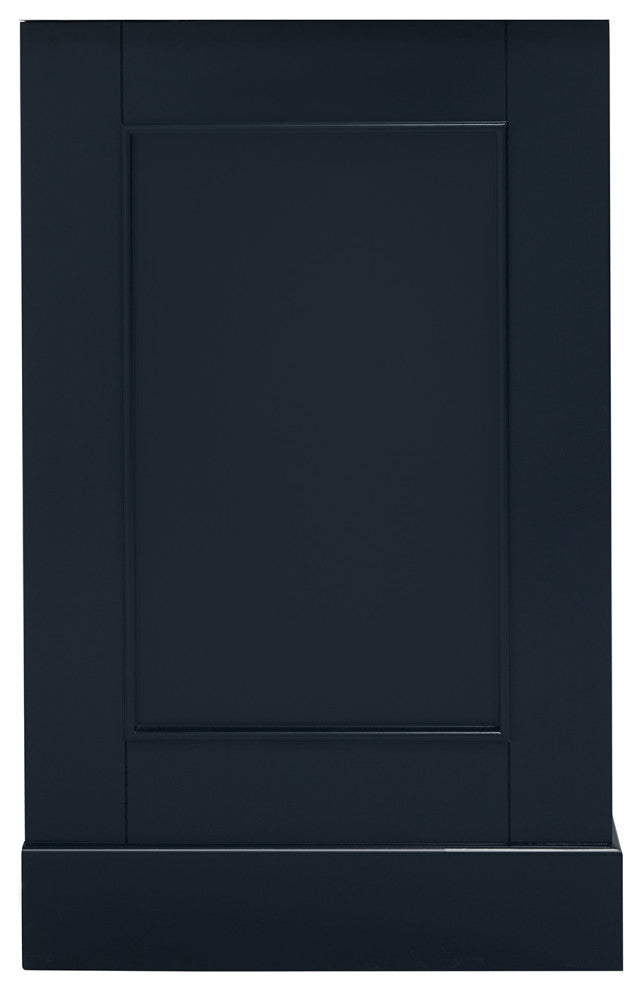 Ariel Stafford 42" Single Left Offset Sink Bathroom Vanity Base, Midnight Blue
