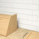 Glass Subway Tile, White, Sample Swatch